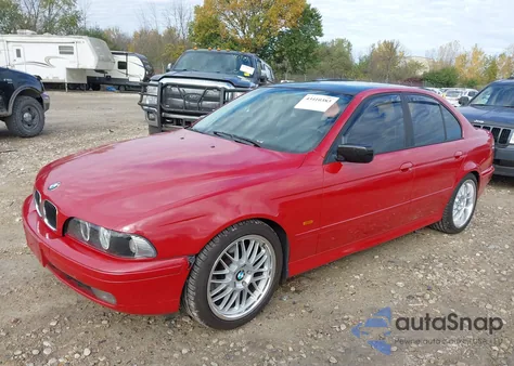 1998 BMW 540I из США, поврежденный, VIN WBADE5325WBV93670